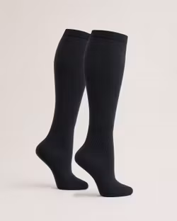Stödstrumpor 11–14 mmHg Svart – Bomull | OEKO-TEX®