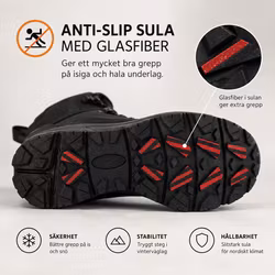 Vinterkänga Kinnekulle – Vattentät & Anti-Slip Glasfiber | Leaf