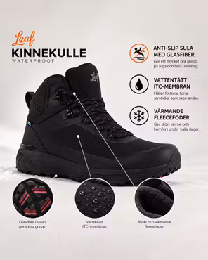 Vinterkänga Kinnekulle – Vattentät & Anti-Slip Glasfiber | Leaf