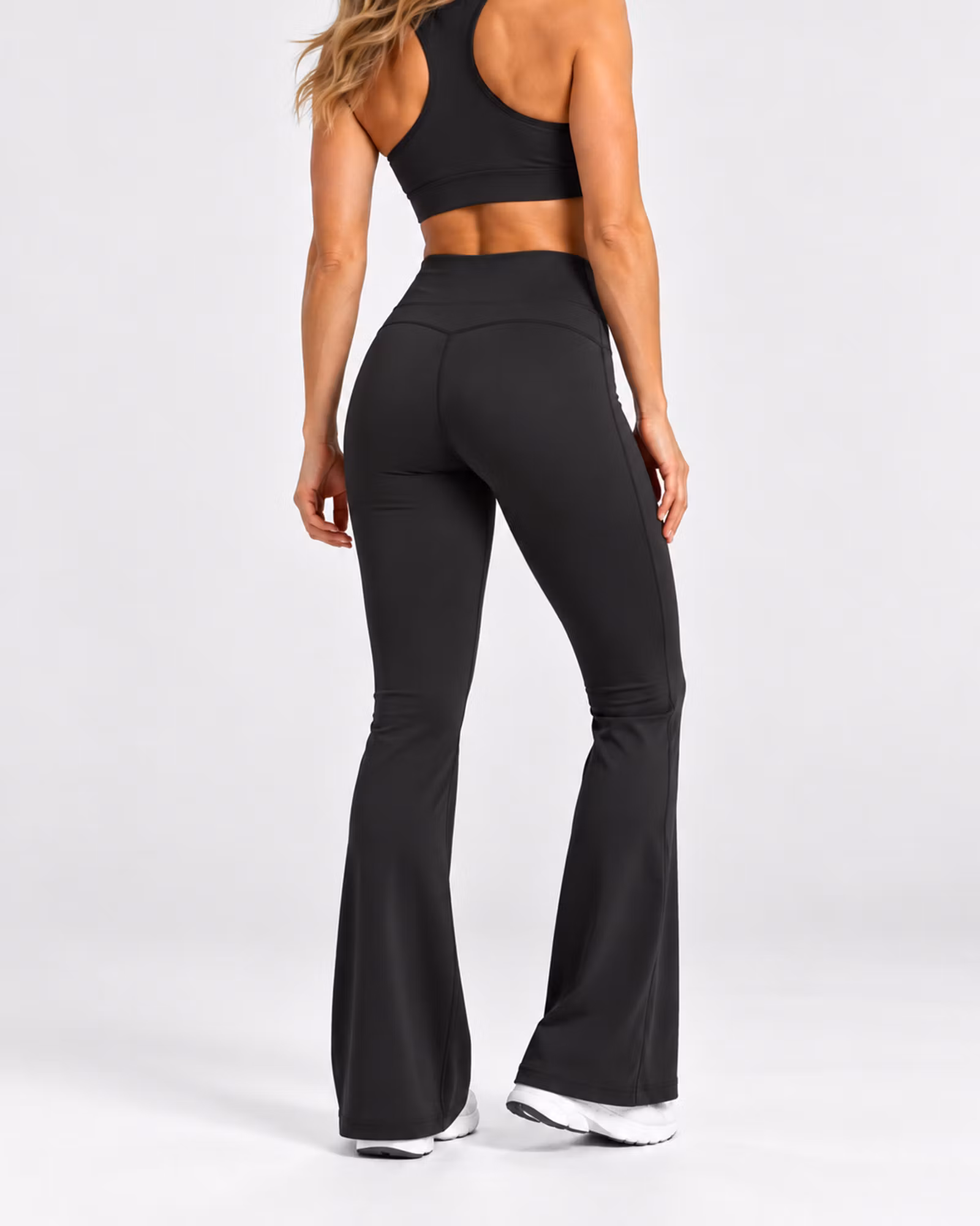 Flare Tights Dam – Hög Midja & 4-vägsstretch | Svart