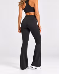 Flare Tights Dam – Hög Midja & 4-vägsstretch | Svart