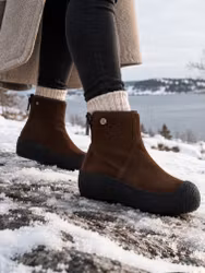 Vinterkänga Dam Waterproof Mocka – Alyeska | Brown