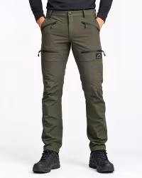 14H22 - Regular Fit Outdoorbyxa Herr – 4-vägsstretch | Grön