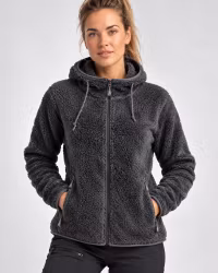 Softpile Fleece Hoodie Dam – Mörkgrå | Mountain Trekking
