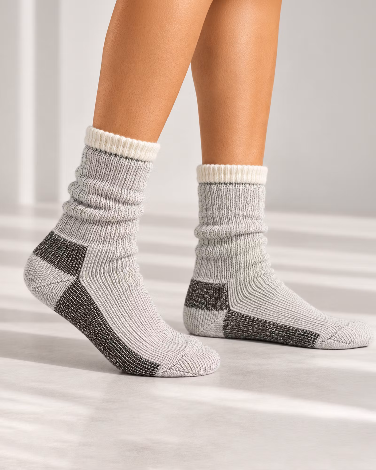 Frostbite Ullfrotté Sockor, 2par - Grå