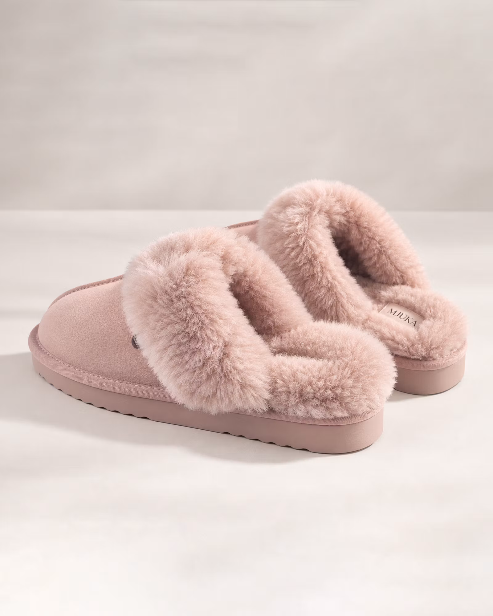 Astrid MJÙKA Fårskinnstofflor Dam – Slip-in | Dusty Pink