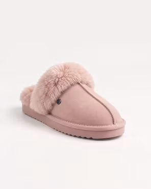 Astrid MJÙKA Fårskinnstofflor Dam – Slip-in | Dusty Pink