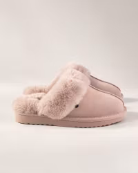Astrid MJÙKA Fårskinnstofflor Dam – Slip-in | Dusty Pink