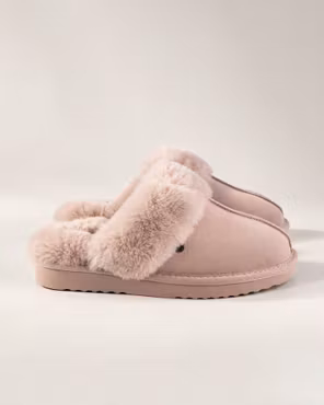 Astrid MJÙKA Fårskinnstofflor Dam – Slip-in | Dusty Pink