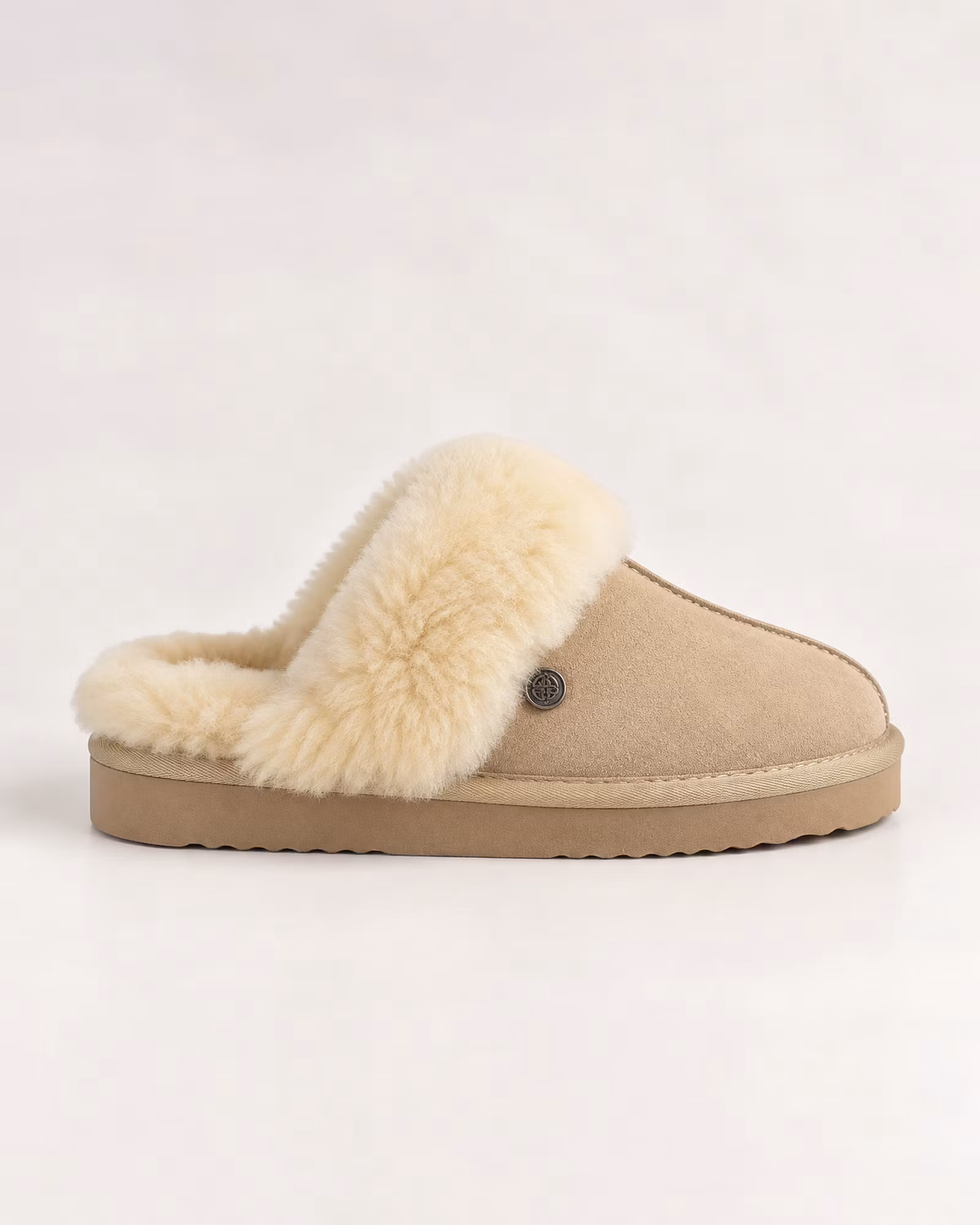 Astrid MJÙKA Fårskinnstofflor Dam – Slip-in | Ljus Beige
