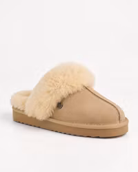 Astrid MJÙKA Fårskinnstofflor Dam – Slip-in | Ljus Beige