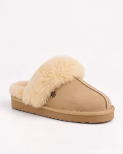 Astrid MJÙKA Fårskinnstofflor Dam – Slip-in | Ljus Beige