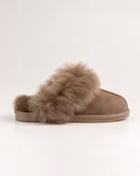 Thurid MJÙKA Fårskinnstofflor Dam – Slip-in | Brown