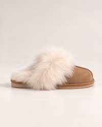 Thurid MJÙKA Fårskinnstofflor Dam – Slip-in | Hazelnut