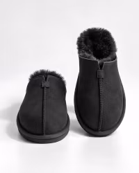 Stavanger Fårskinnstofflor Herr, Slip-In | Svart – HAIKA