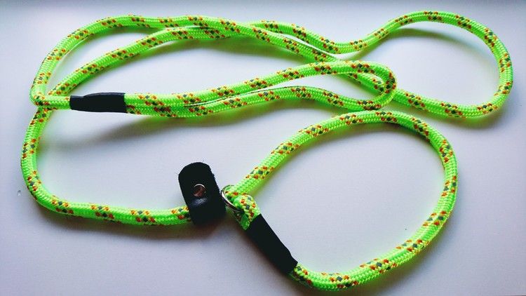 Retrieverkoppel 180cm  Neongrön