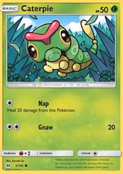 Caterpie Sun & Moon Base 1/149 (SUM 1)