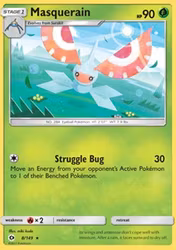 Masquerain Sun & Moon Base 8/149 (SUM 8)