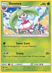 Steenee Sun & Moon Base 19/149 (SUM 19)