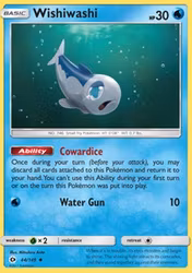 Wishiwashi Sun & Moon Base 44/149 (SUM 44)