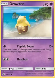 Drowzee Sun & Moon Base 59/149 (SUM 59)