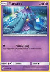 Mareanie Sun & Moon Base 62/149 (SUM 62)