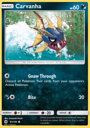 Carvanha Sun & Moon Base 81/149 (SUM 81)