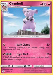 Granbull Sun & Moon Base 91/149 (SUM 91)