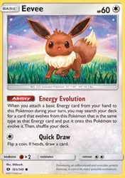 Eevee Sun & Moon Base 101/149 (SUM 101)