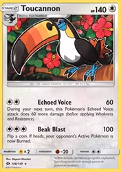 Toucannon Sun & Moon Base 108/149 (SUM 108)