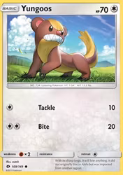 Yungoos Sun & Moon Base 109/149 (SUM 109)