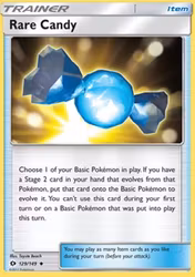 Rare Candy Sun & Moon Base 129/149 (SUM 129)