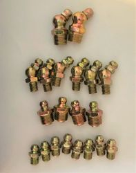 Smörjnippel 1/8"NPT - 1/4"-28 sats/20st