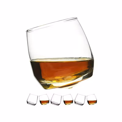 Sagaform Whiskeyglas med rundad botten, 6-pack