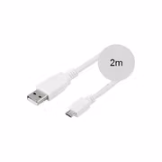 Mikro-USB synk- och laddkabel, 2m Mikro-USB synk- och laddkabel, 2m