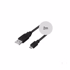 Mikro-USB synk- och laddkabel, 2m Mikro-USB synk- och laddkabel, 2m