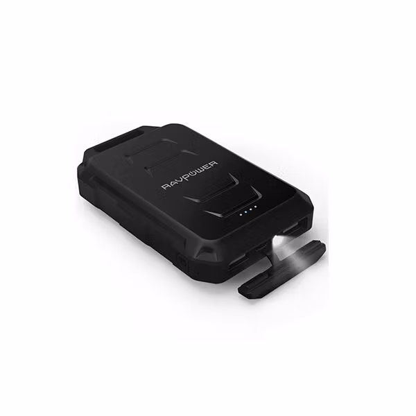 RAVPower Rugged 10050mAh powerbank för utomhus - med ficklampa