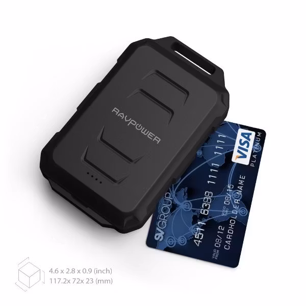 RAVPower Rugged 10050mAh powerbank för utomhus - kompakt format