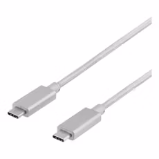 USB-C synk- och laddkabel, tygklädd, 1m USB-C synk- och laddkabel, tygklädd, 1m