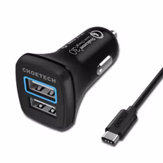 Choetech mobilladdare för bilen med QC 3.0 {rp.title}}