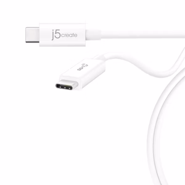 j5create USB-C till USB-C kabel, 100W, 70cm