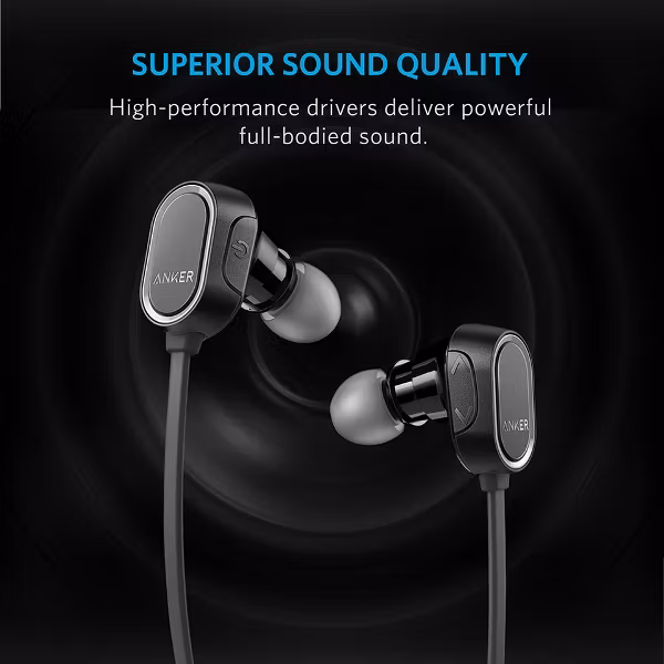 Anker SoundBuds Sport hörlurar med bra ljud