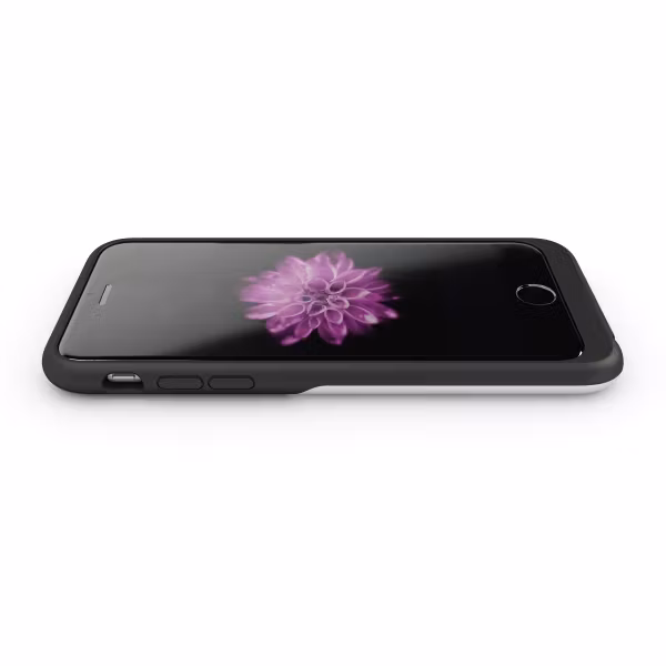 Aircharge iPhone 6 Plus, 6s Plus MFi Qi trådlöst laddningsskal - med iPhone, liggande