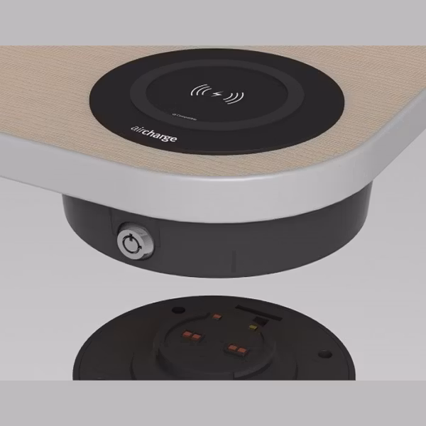 Aircharge trådlös laddare med batteri - laddare med batteri och fäste
