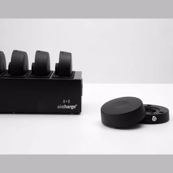 Aircharge trådlös laddare med batteri - laddare och laddningsdocka