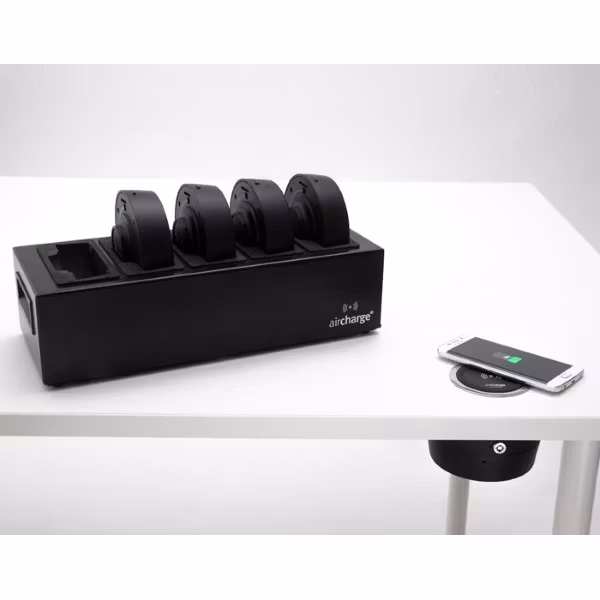 Aircharge trådlös laddare med batteri - laddare och laddningsdocka