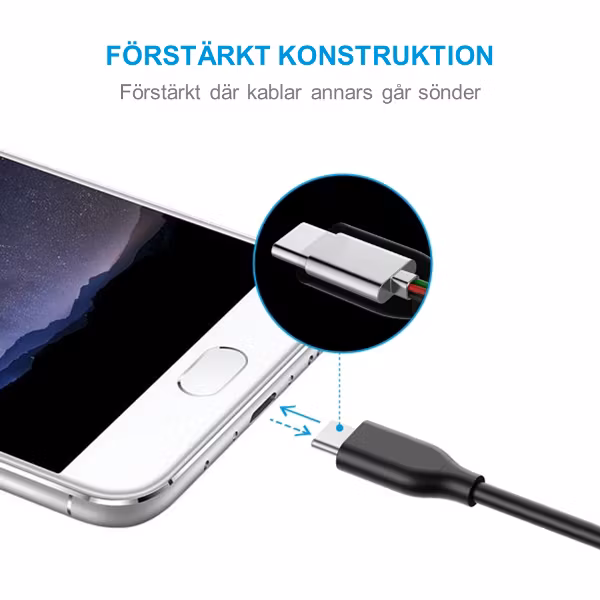 Anker PowerLine USBC kabel 90cm förstärkt