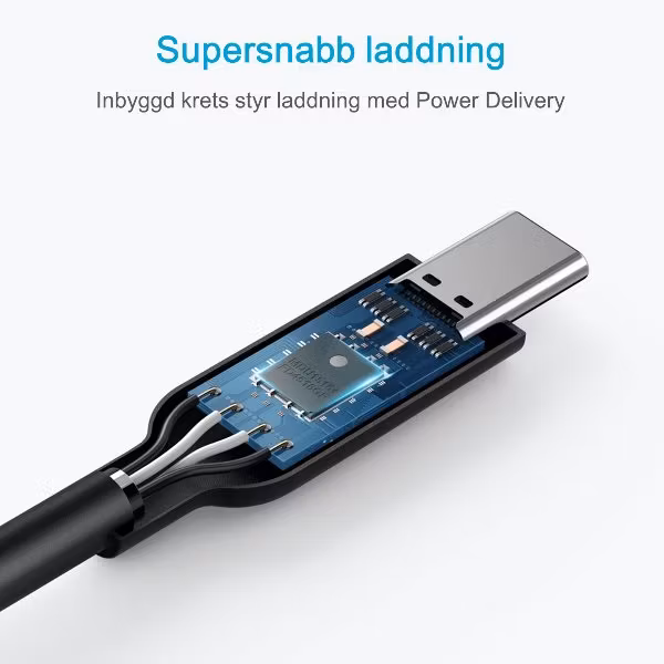Anker PowerLine II USBC kabel 90cm snabb laddning med PD