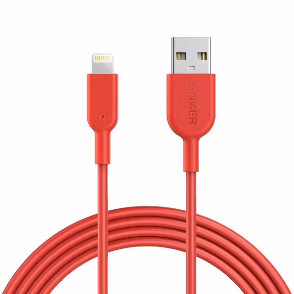Anker PowerLine II Dura 180cm röd