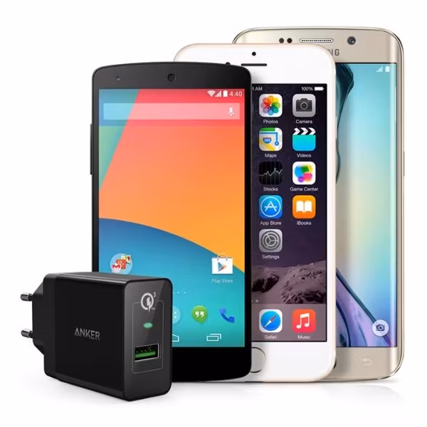 Anker PowerPort+ 1 - Quick Charge mobilladdare laddar alla mobiltelefoner